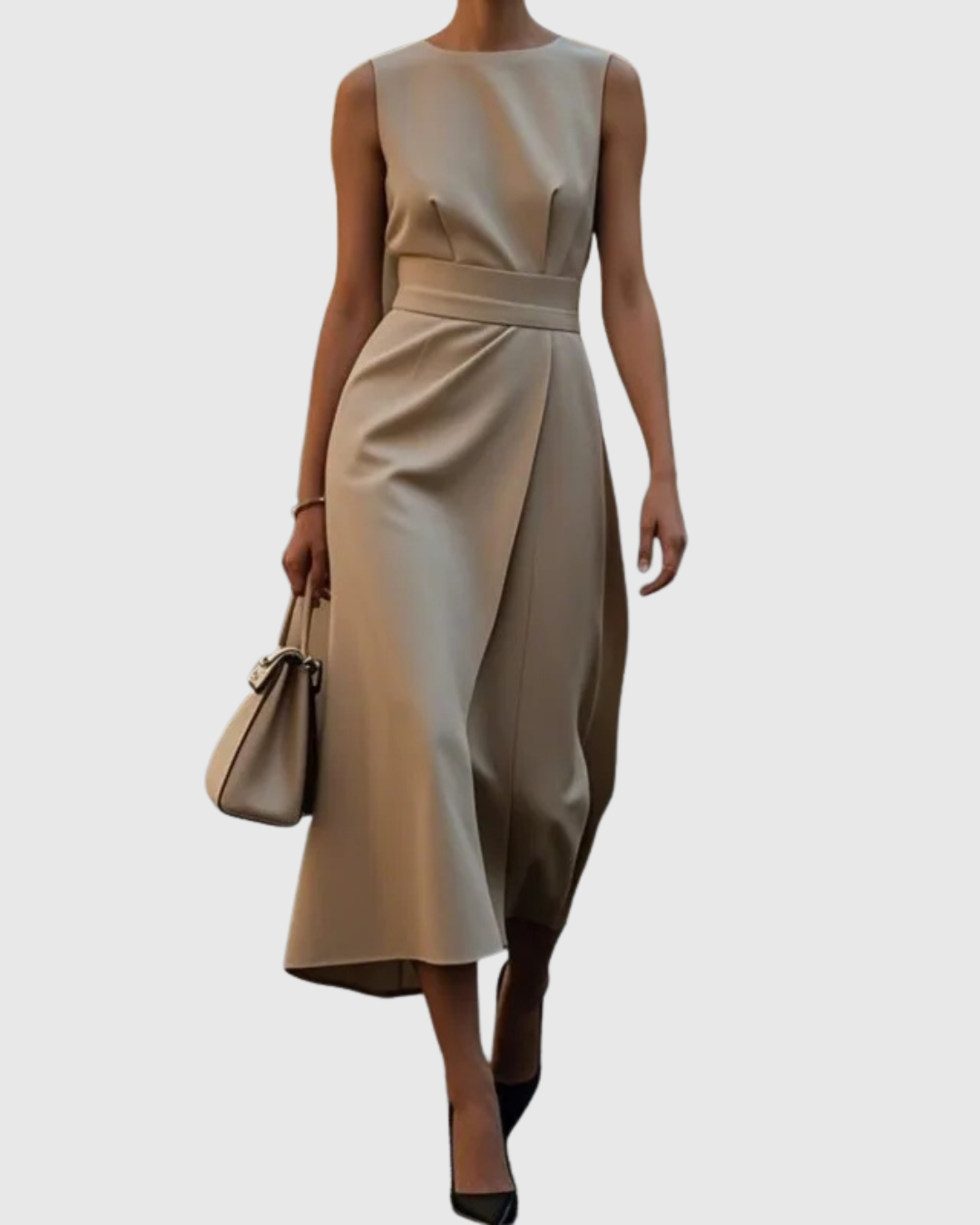 Elegant Round Neck Dress