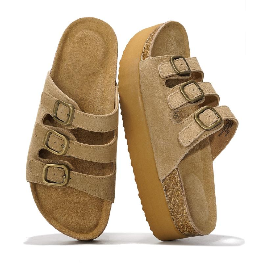 Scooby | Platform Three-Strap Sandals