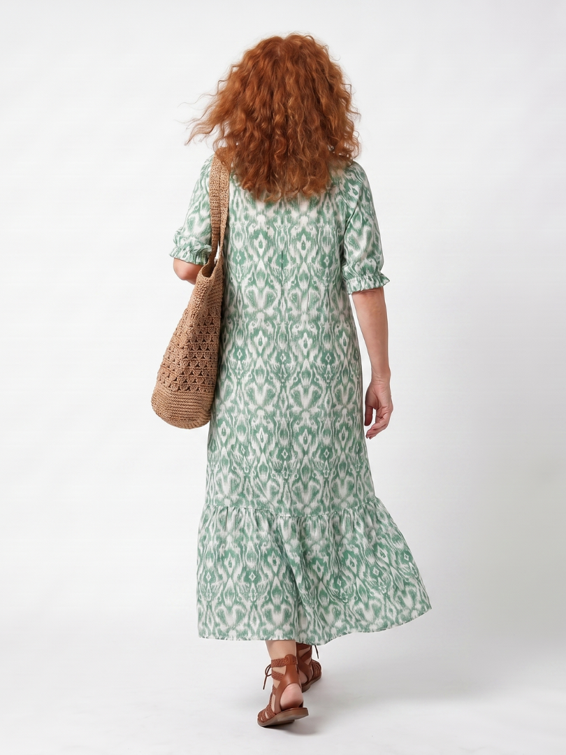 Juliette™ | V-Neck Tassel Midi Dress