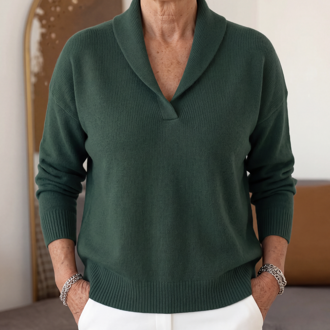 Margaret | Women's Forgiving-Fit V-Neck Sweater