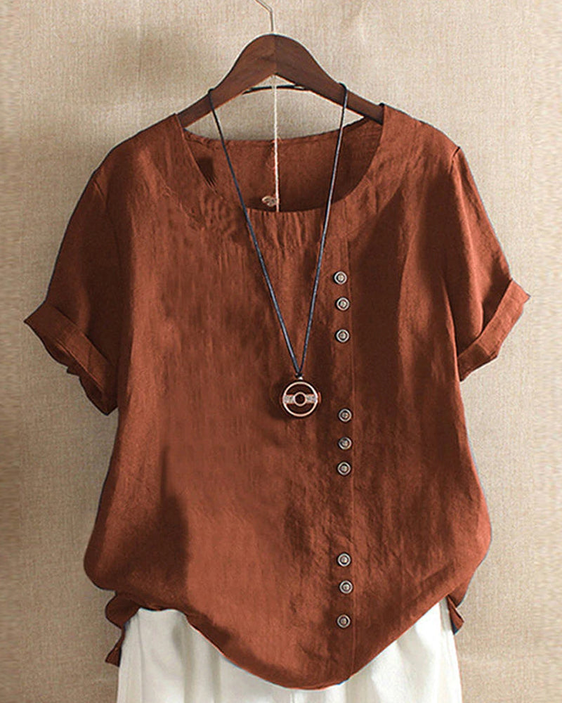 Jorvelle™ | Short Sleeve Blouse