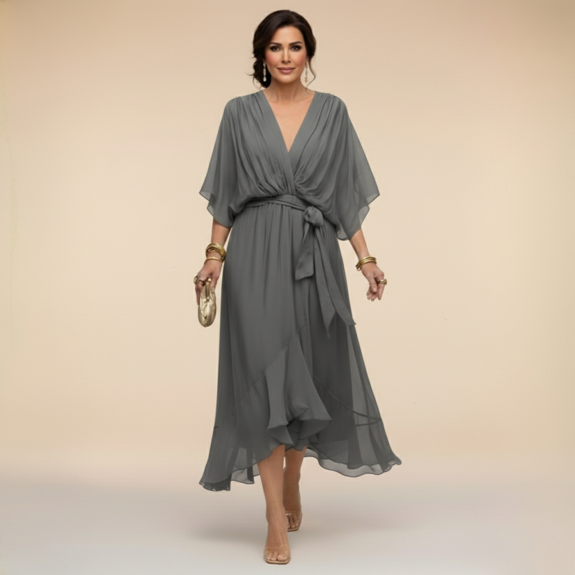 Monica™ | Elegant Midi Dress