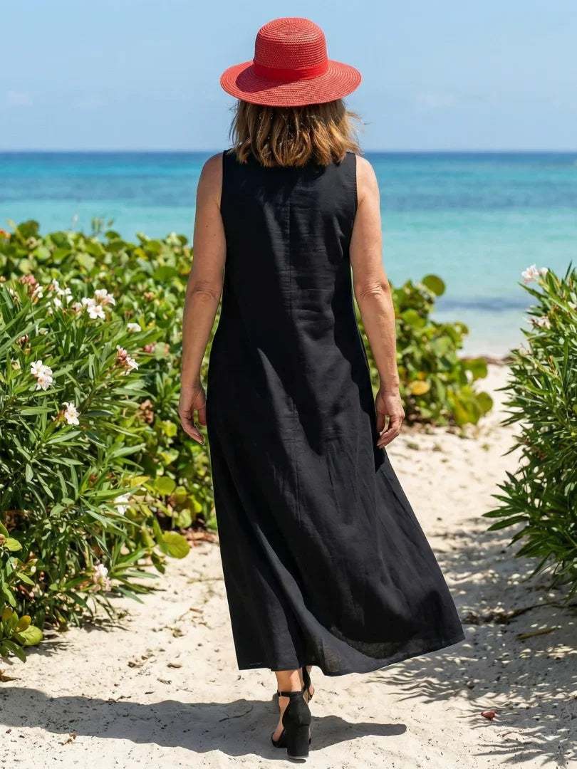 Florabel™ | Bold Tulip Maxi Dress