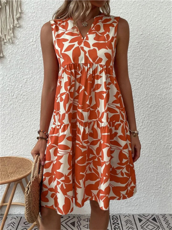Velora™ | Flowy Midi Dress