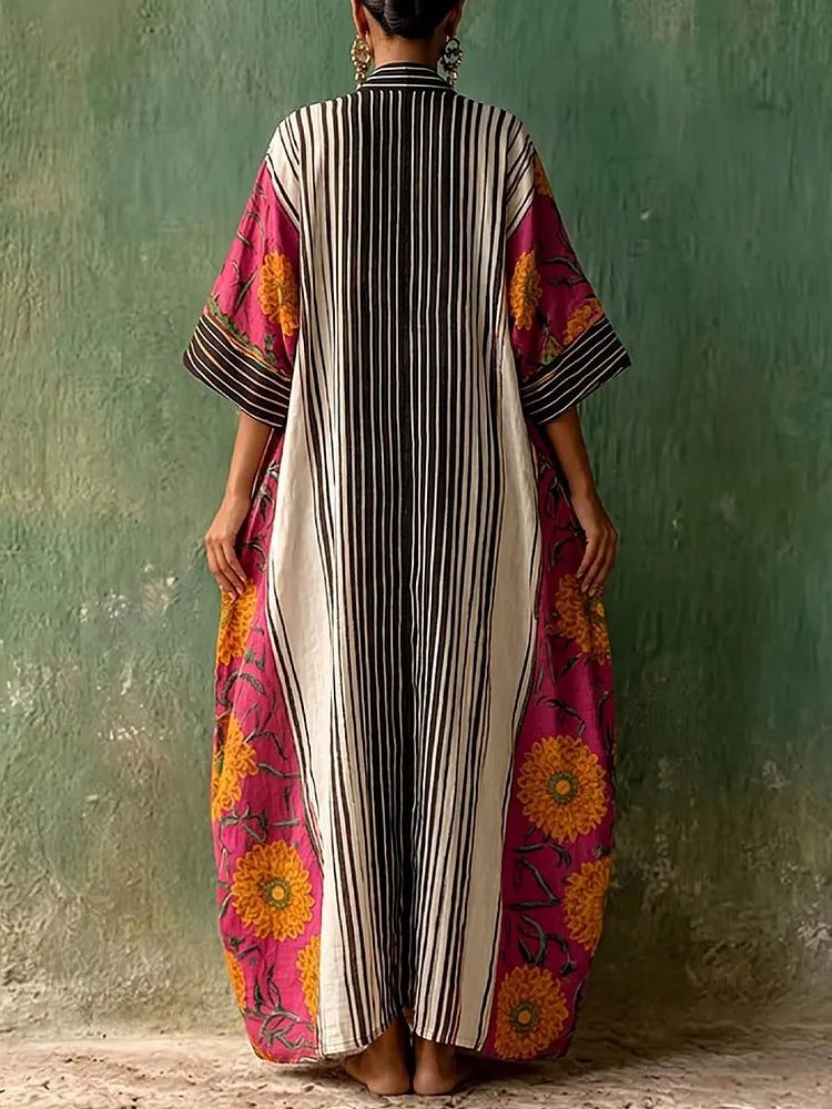 Arabella™ | Graceful Three-Quarter Sleeve Dress
