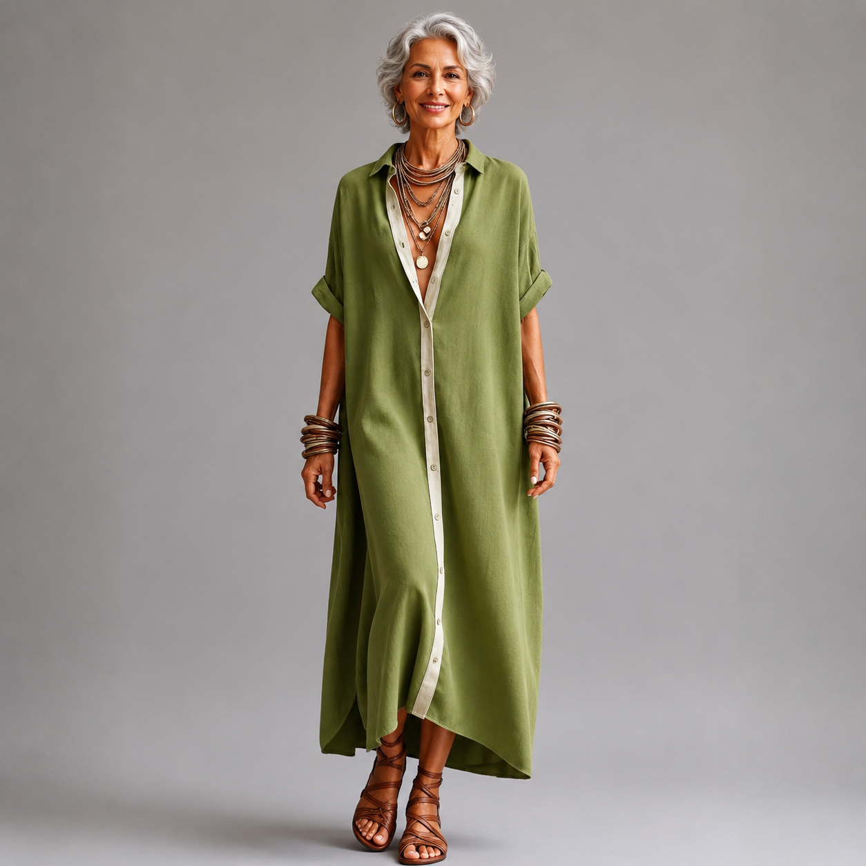Romilly™ | Effortless Shirt Dress