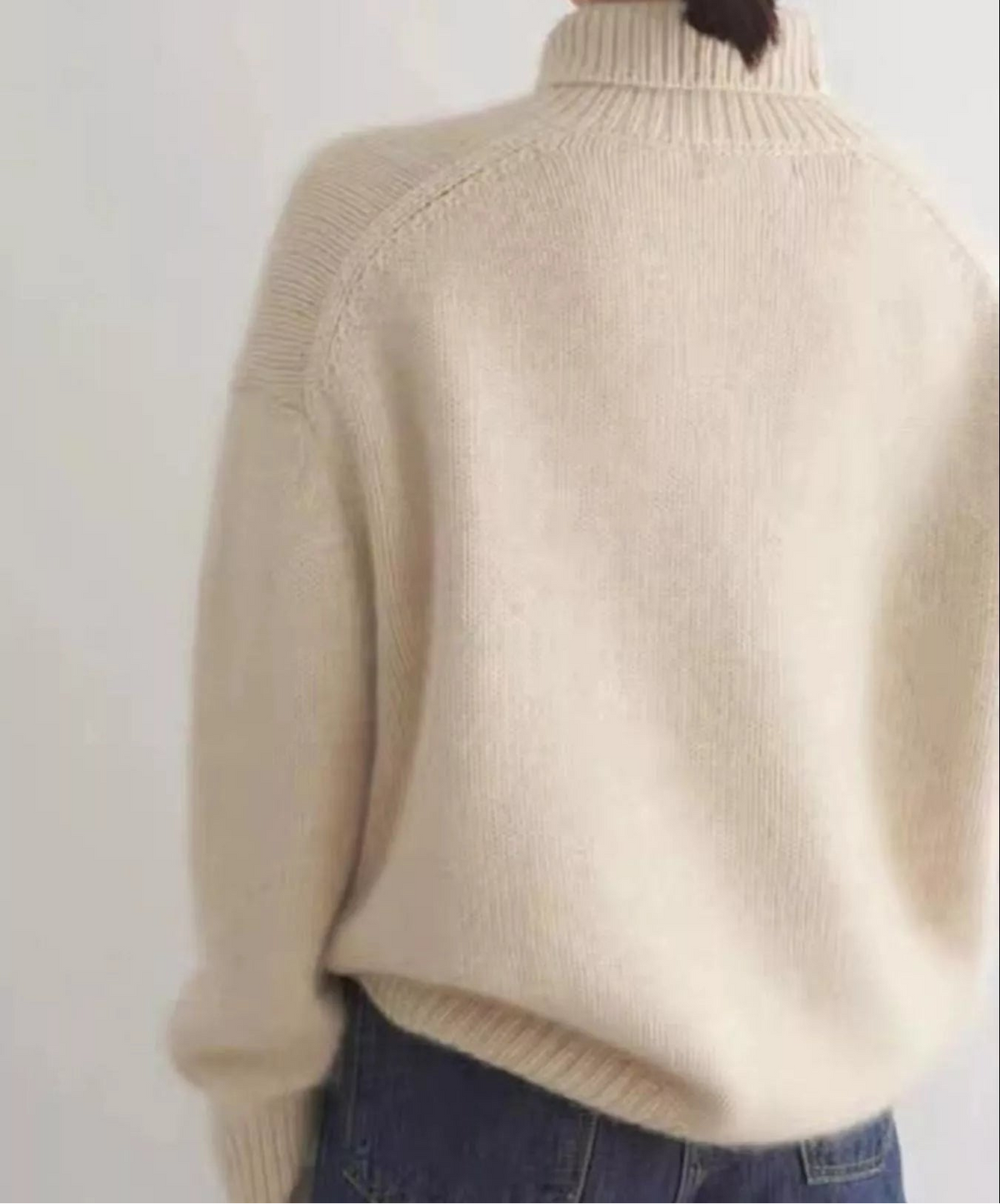 Scarlett | Turtleneck Dropped Shoulder Sweater