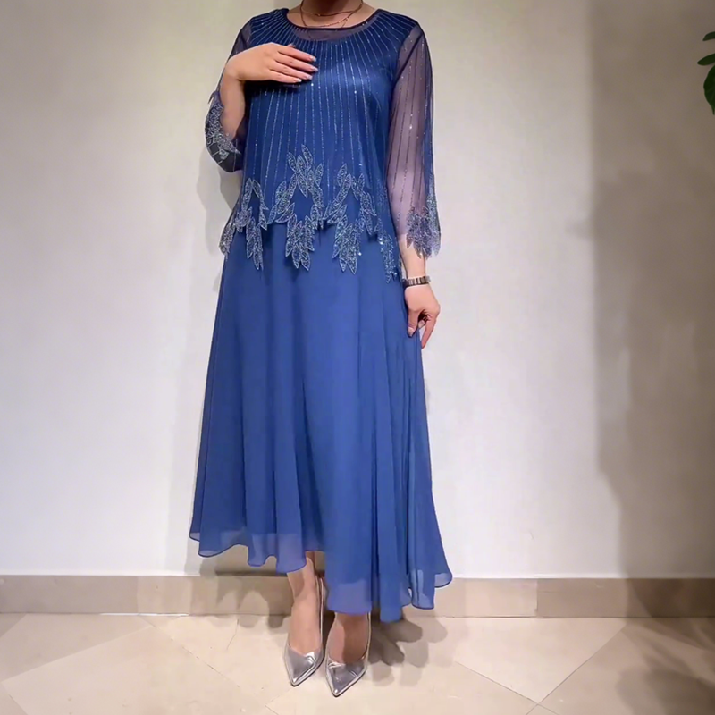 Vivienne | Elegant Beaded Evening Dress