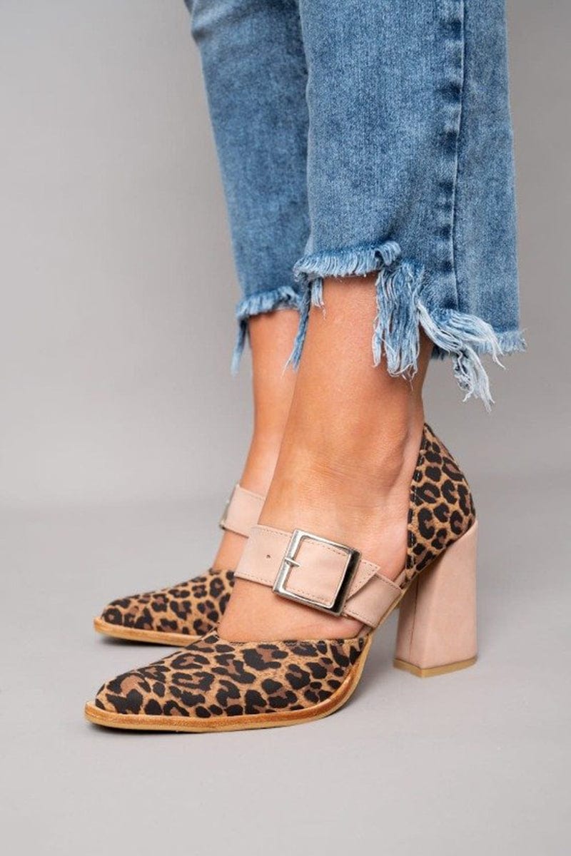 Ilvara™ | Bold Leopard Print Block Heels