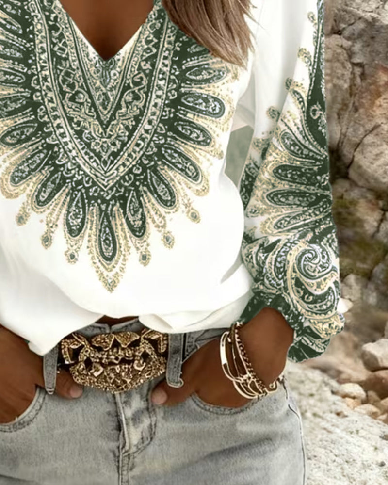 Tessara™ | Paisley Print Blouse