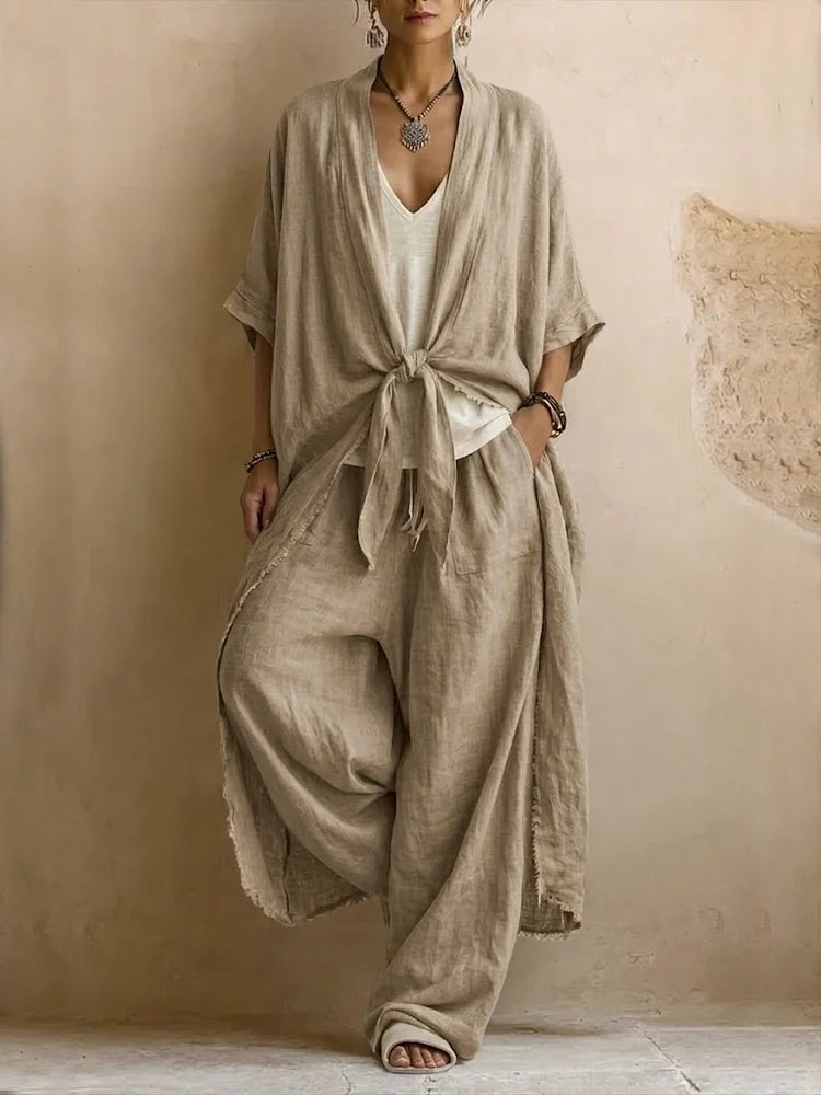 Genevieve™ | Bohemian Cardigan Three-Piece Set