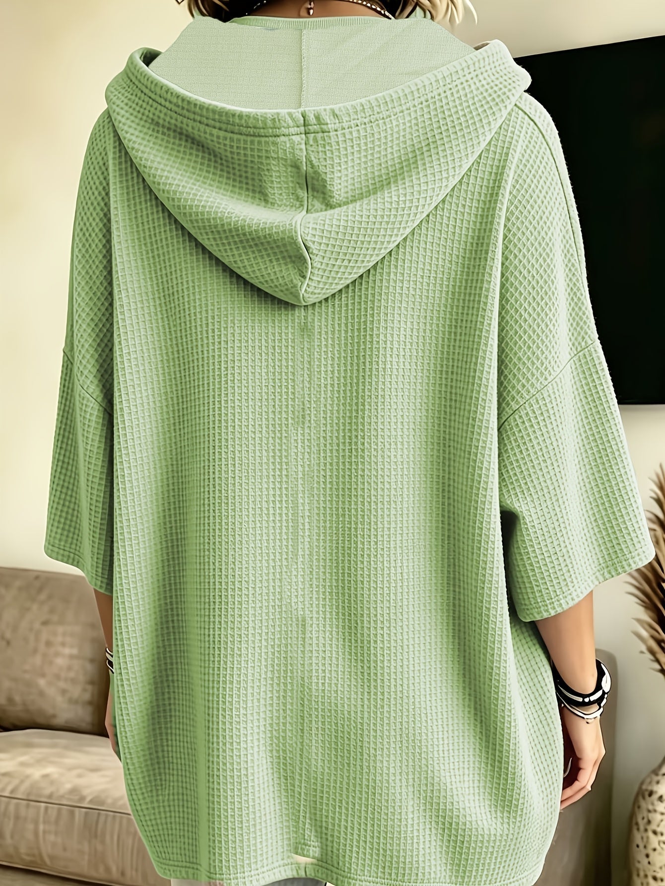 Oswynn™ | Hooded Waffle Top