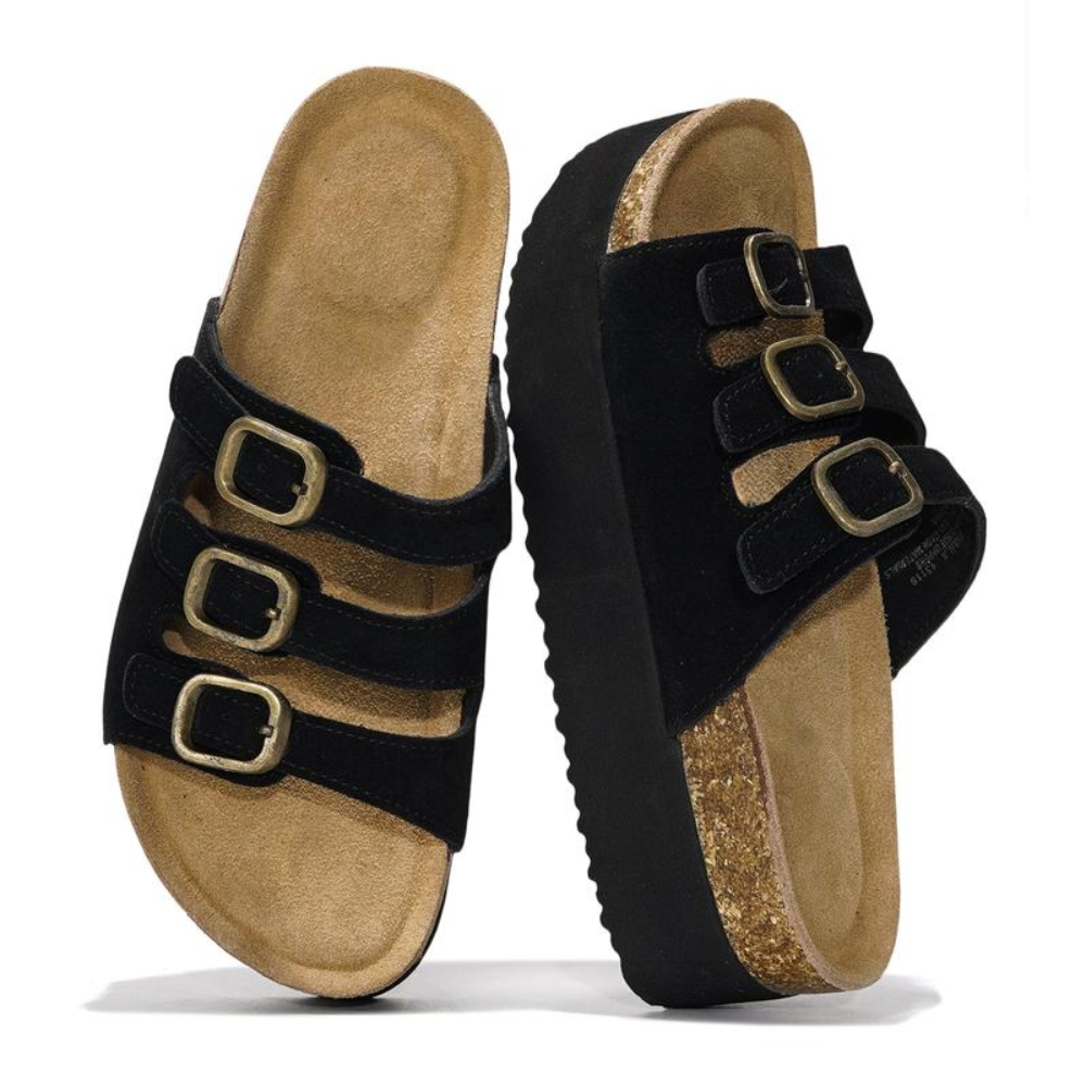 Scooby | Platform Three-Strap Sandals