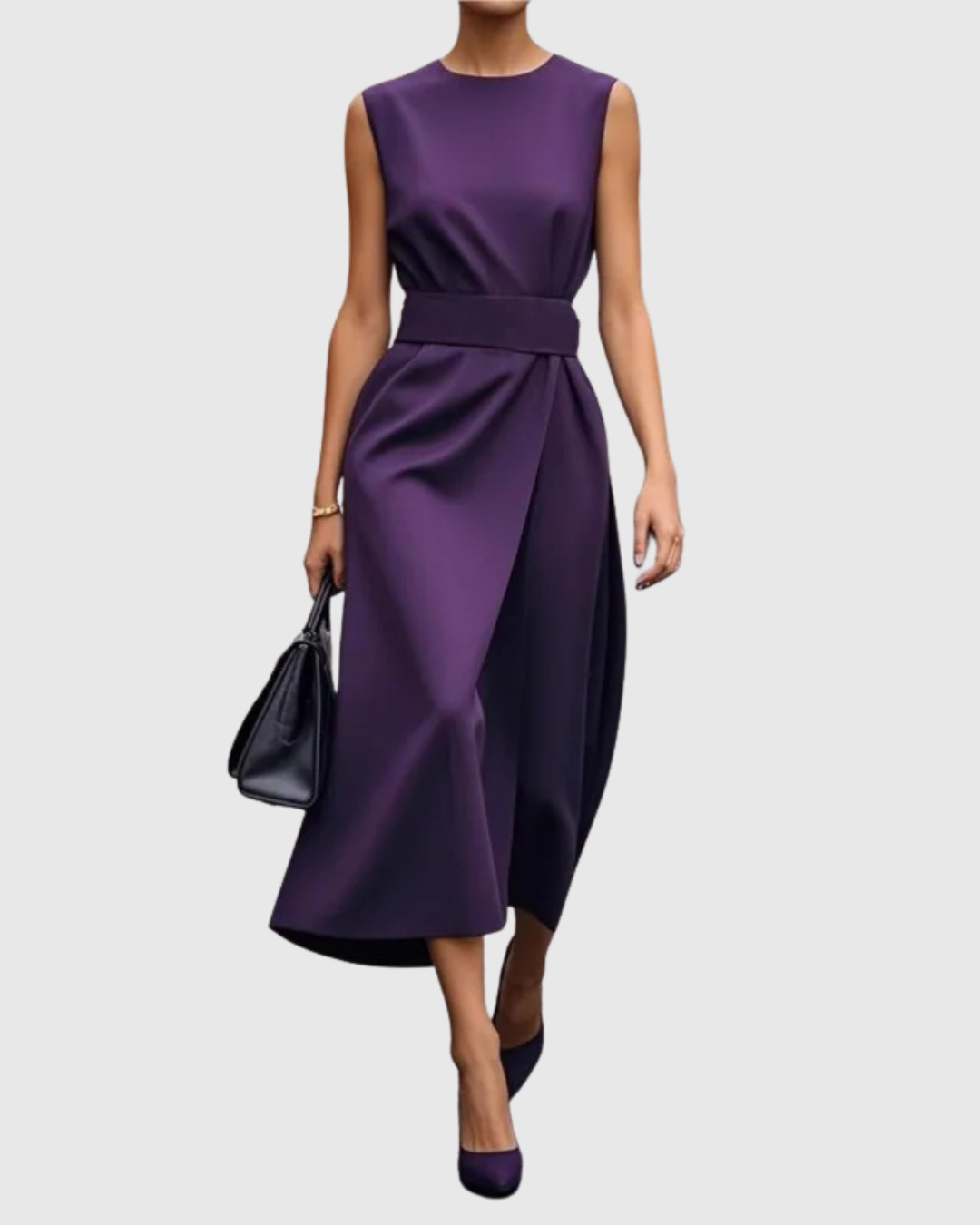 Elegant Round Neck Dress