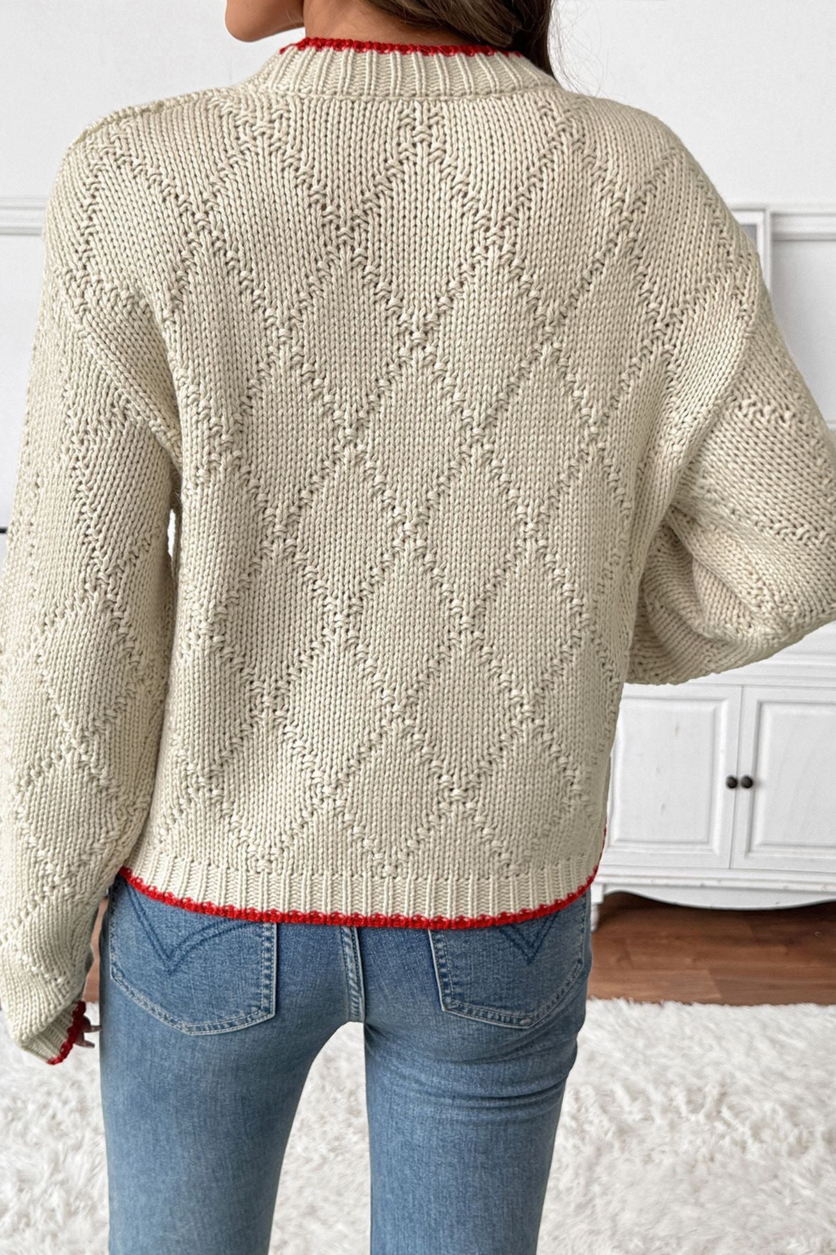 Women's Fish Pattern Knit Sweater