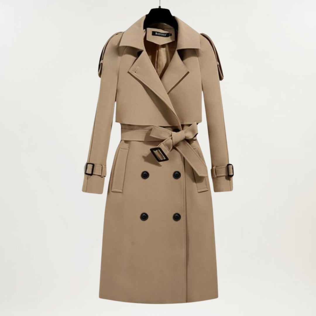 Women's Extended Length Trench Coat