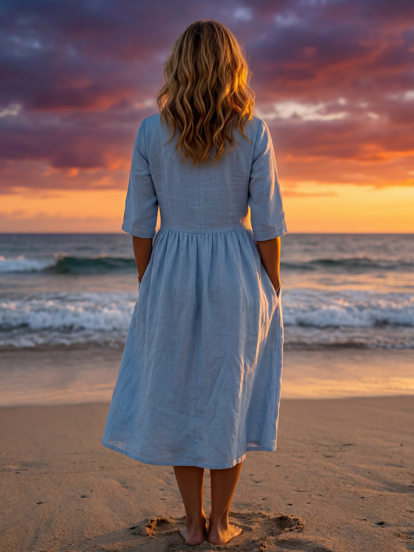 Fleurine™ | Elegant Midi Dress