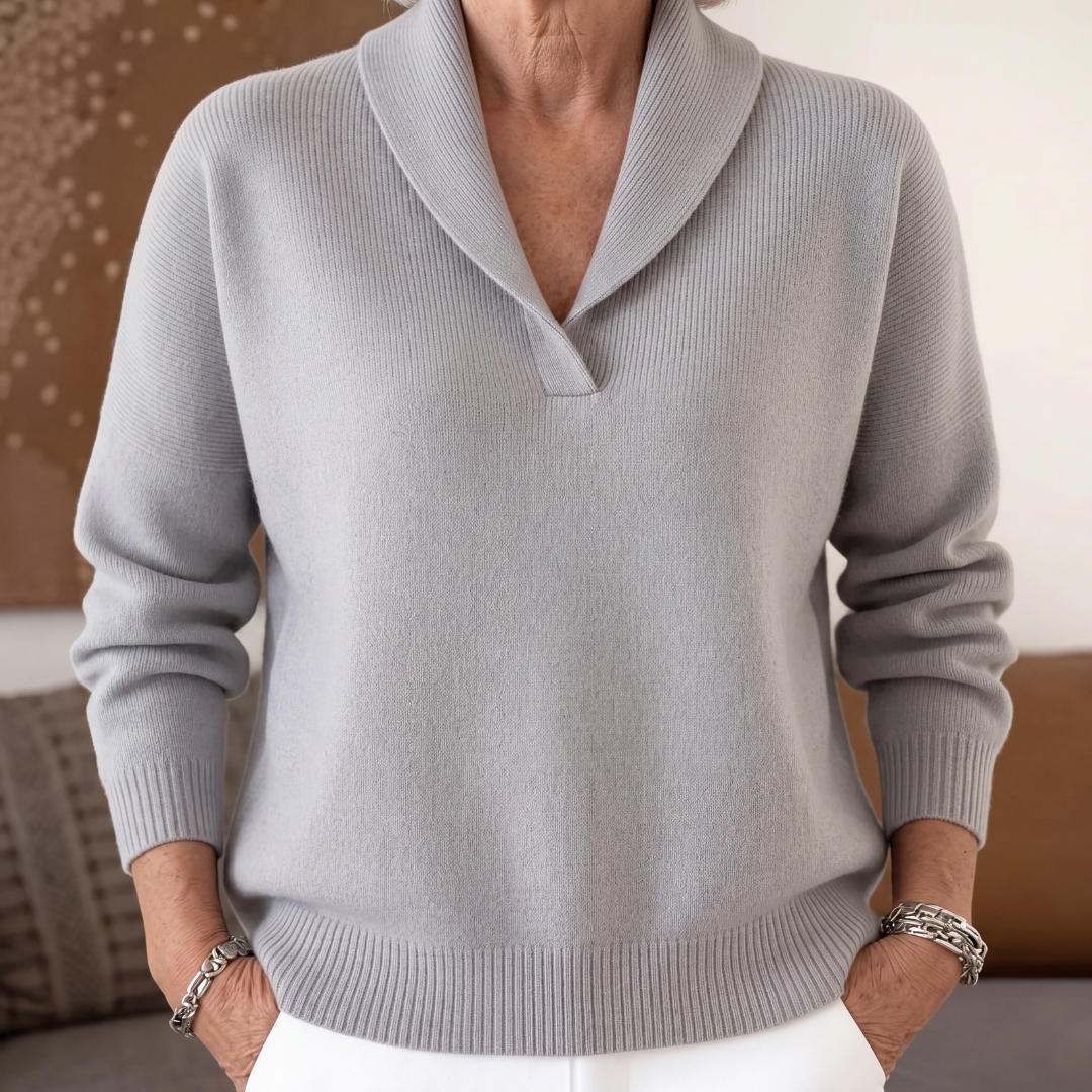 Margaret | Women's Forgiving-Fit V-Neck Sweater