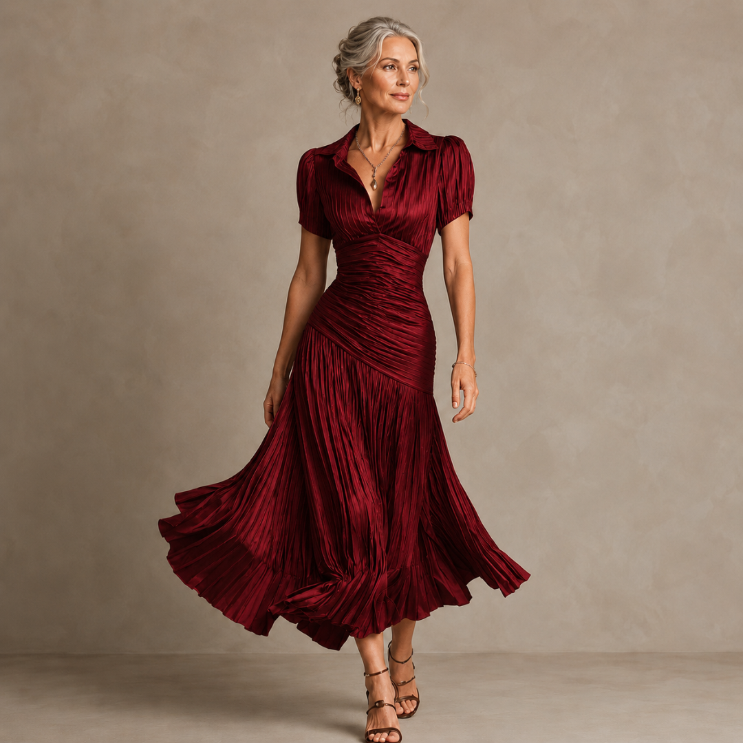 Heidi™ Retro Midi Dress