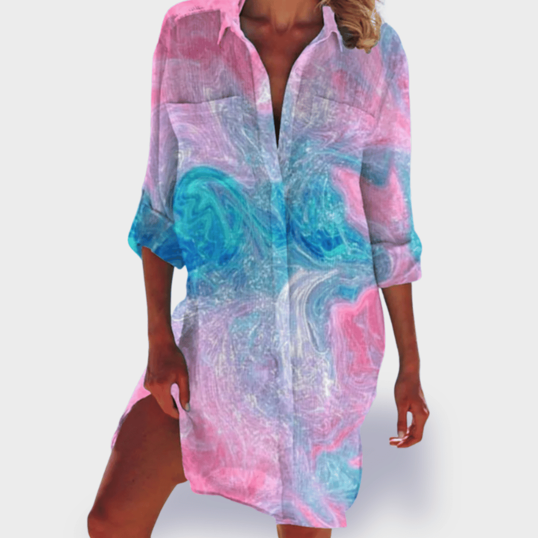 Jivara™ | Vibrant Colorful Lightweight Summer Dress