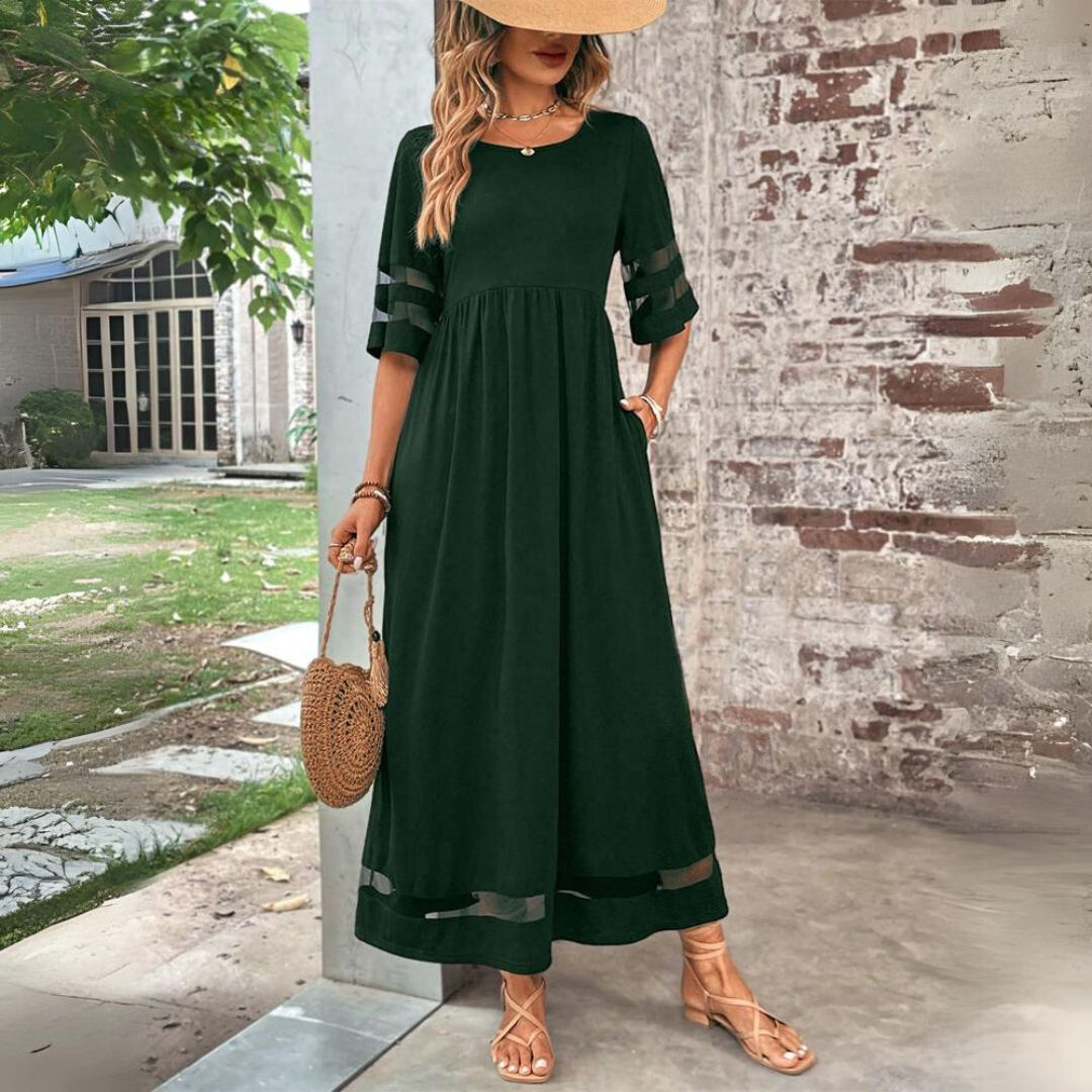 Laurel™ | Flattering Tummy-Smoothing Midi Dress