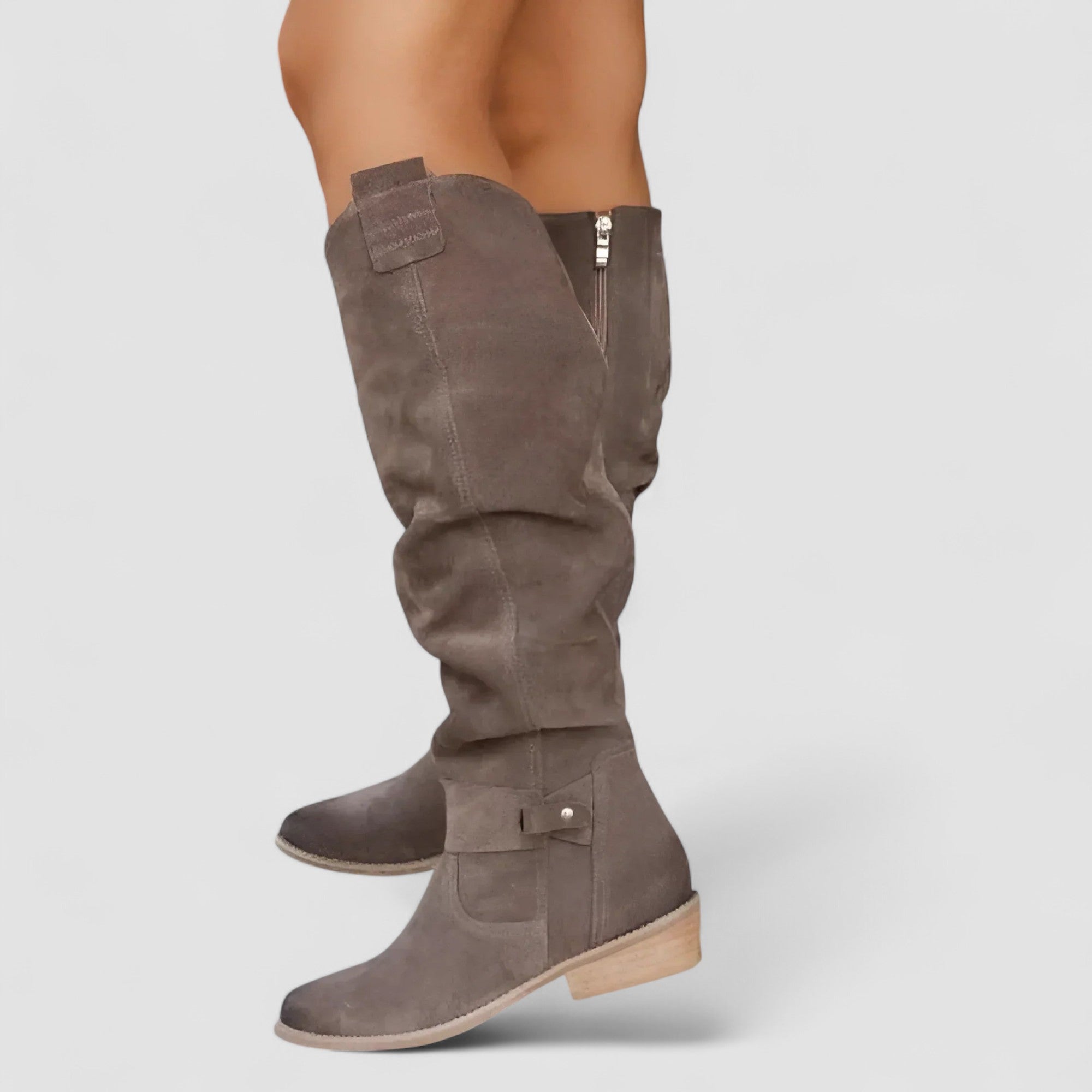 Davayne™ | Slouch Knee-High Riding Boots