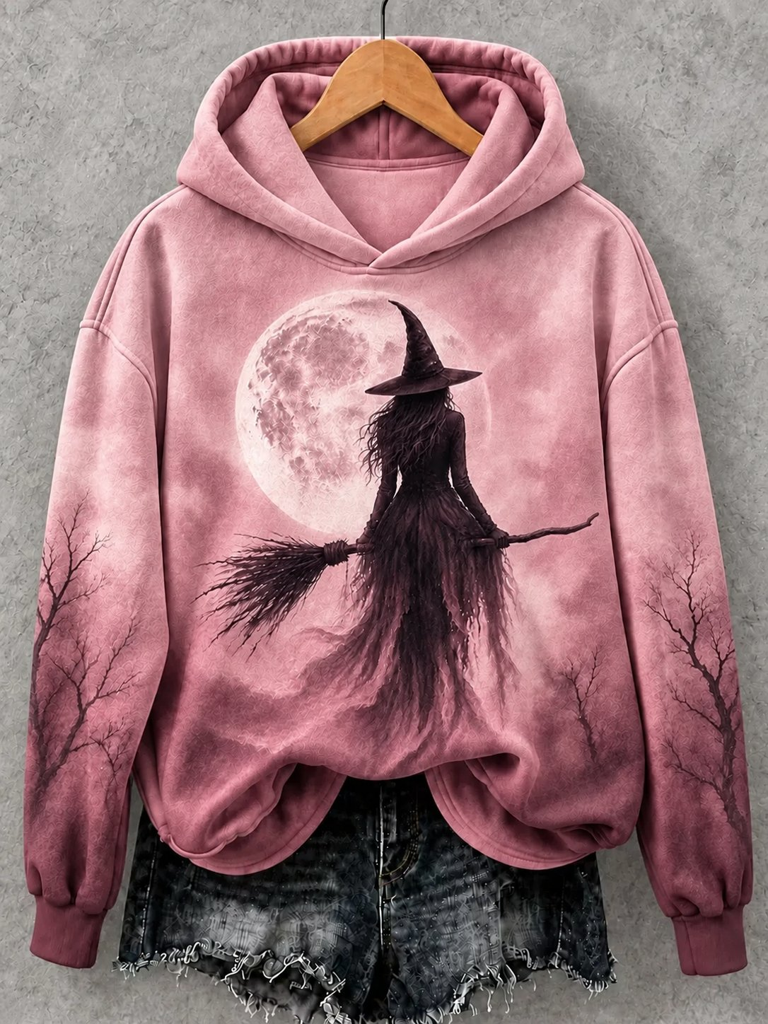 Women's Halloween Cute Witch Sweatshirt
