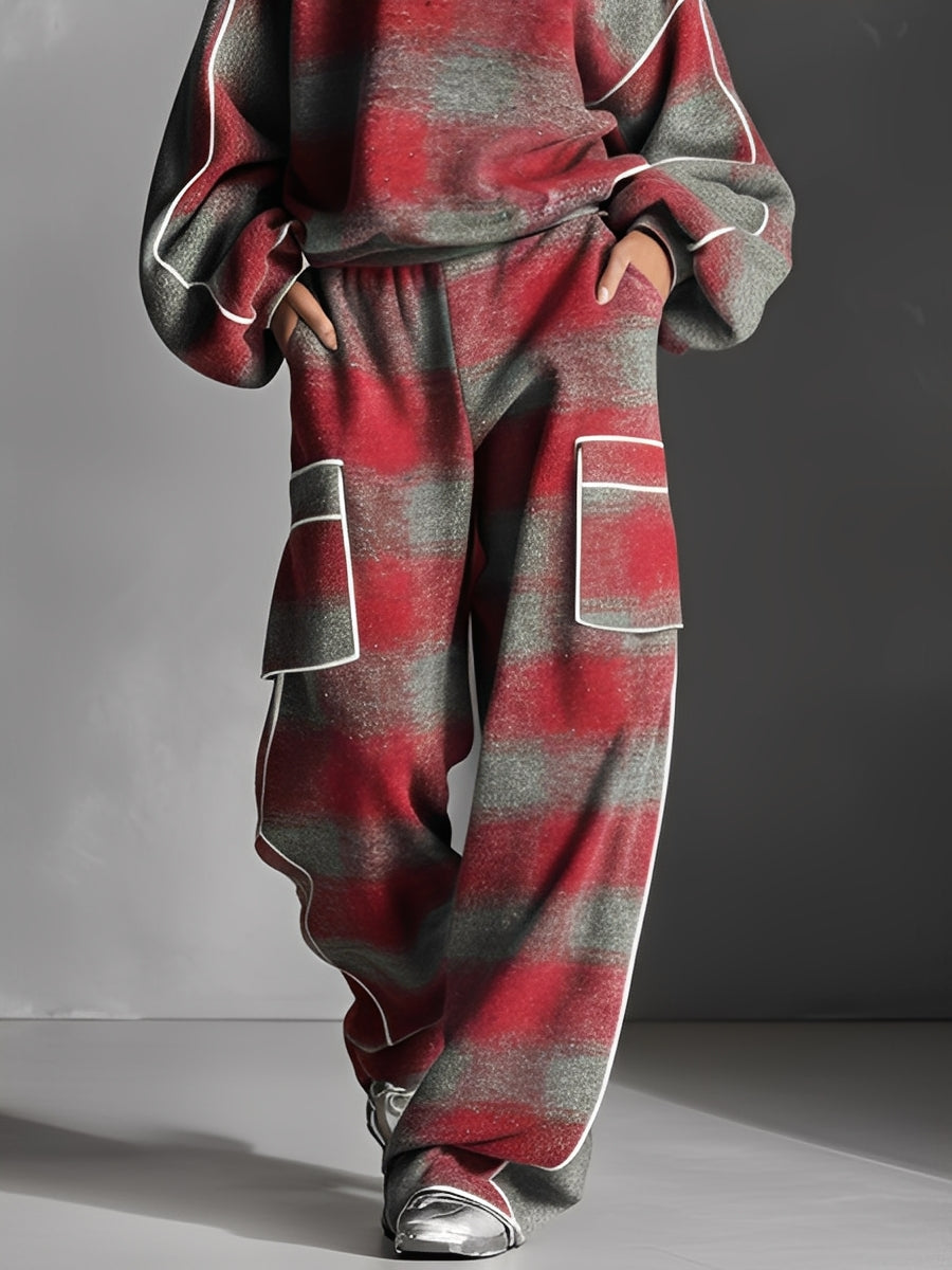 Dexara™ | Plaid Street Pant Set