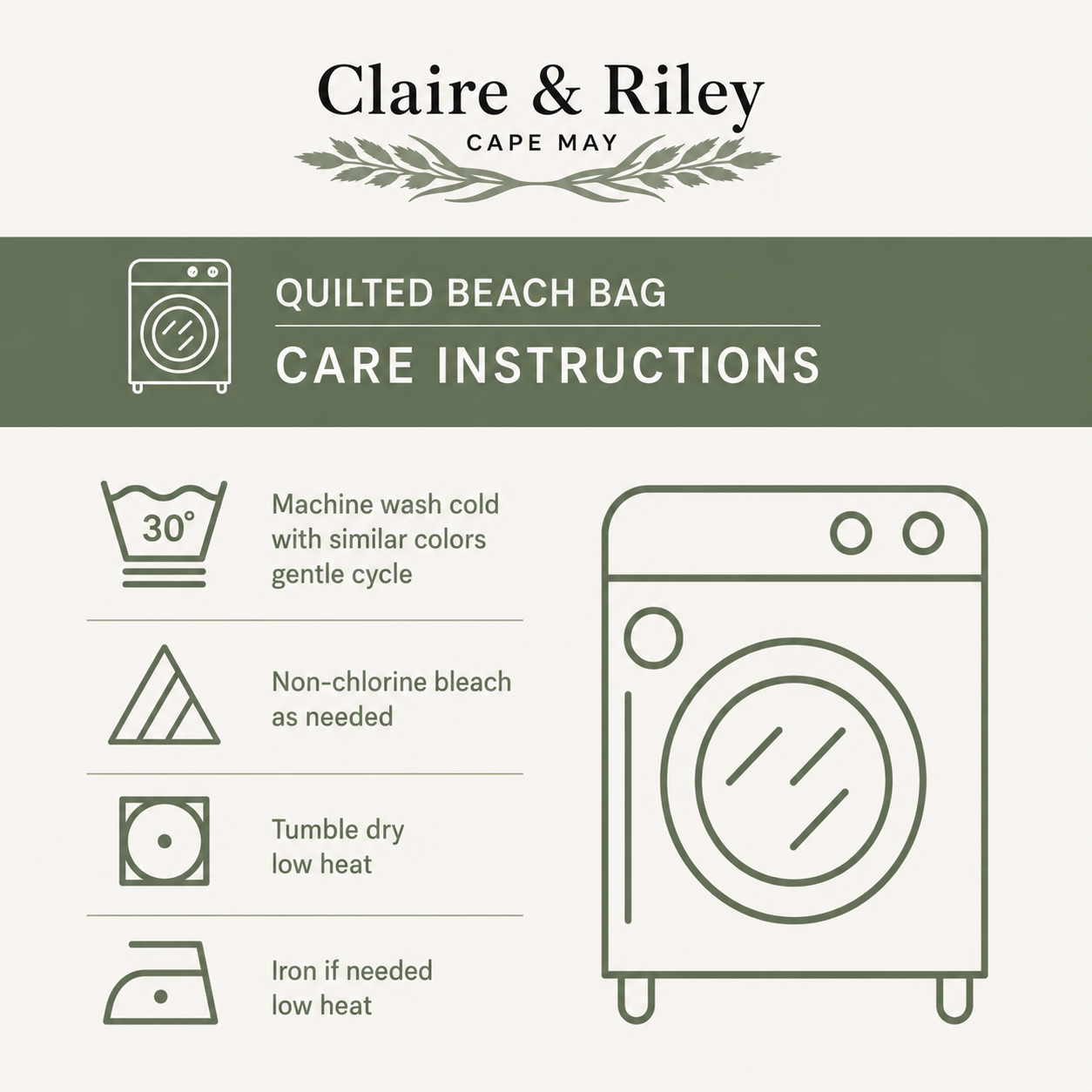 Ondina™ | Quilted Beach Tote Bag