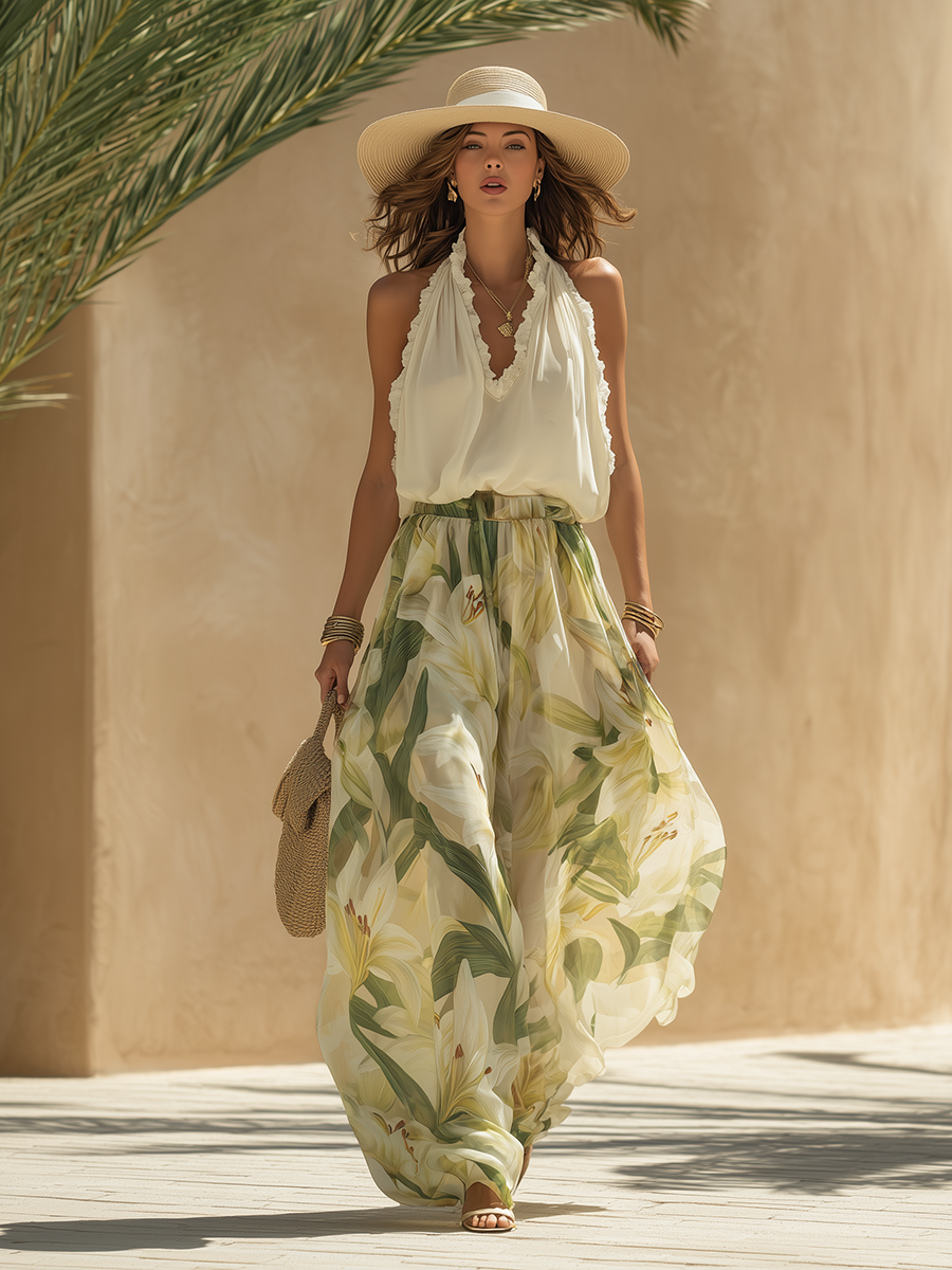 Priscilla™ | Elegant Floral Print Set