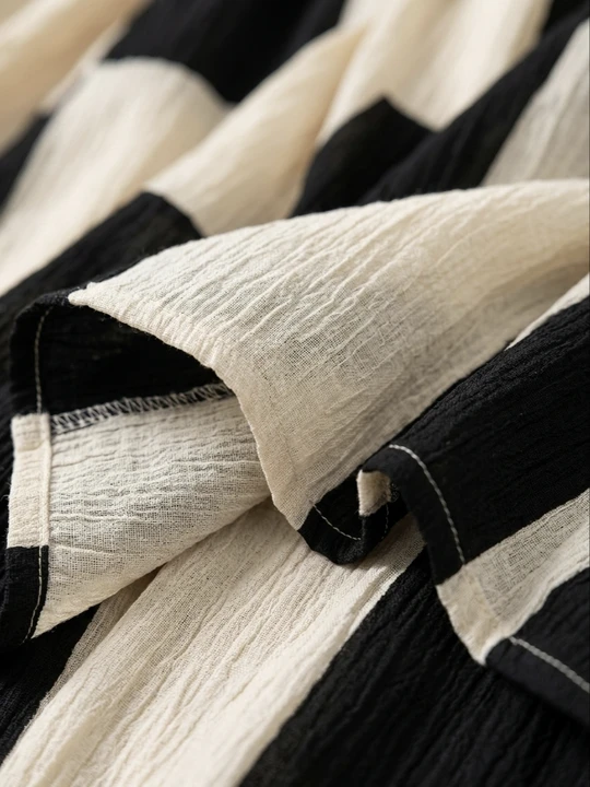 Esmé™ | Check And Stripe Pattern Sleeveless Maxi Dress