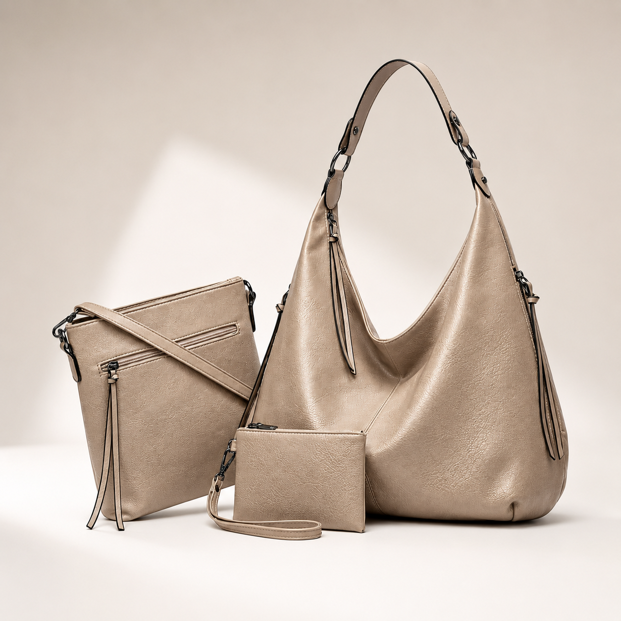 Sable™ | Slouchy Hobo Handbag Set