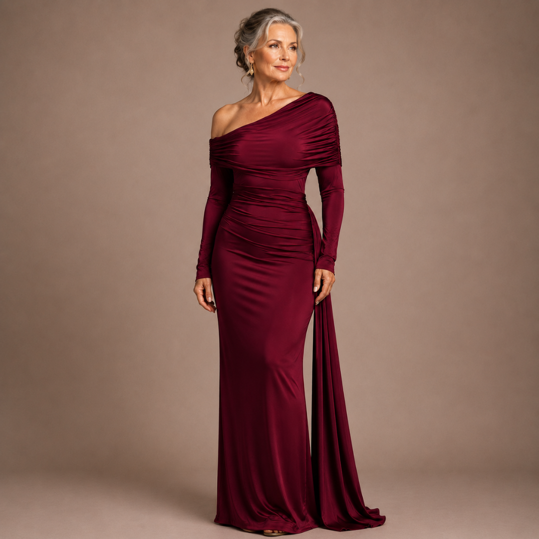Vivienne™ | One-Shoulder Bodycon Maxi Dress