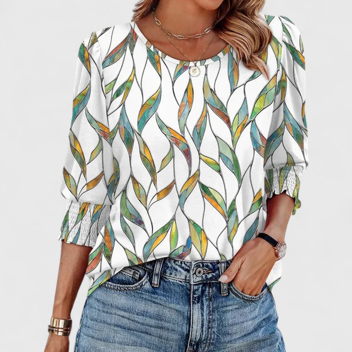 Elegant Smocked Top