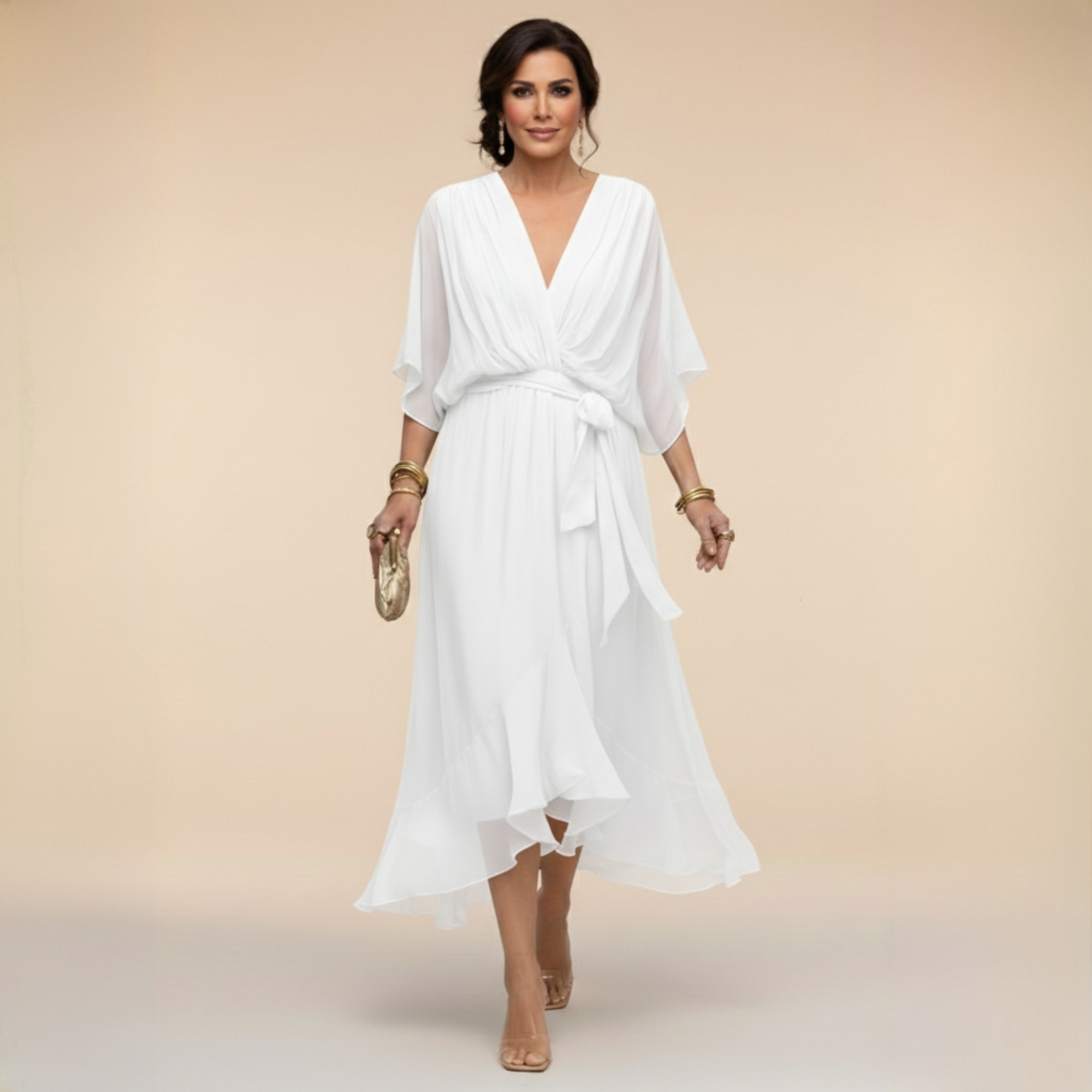 Monica™ | Elegant Midi Dress
