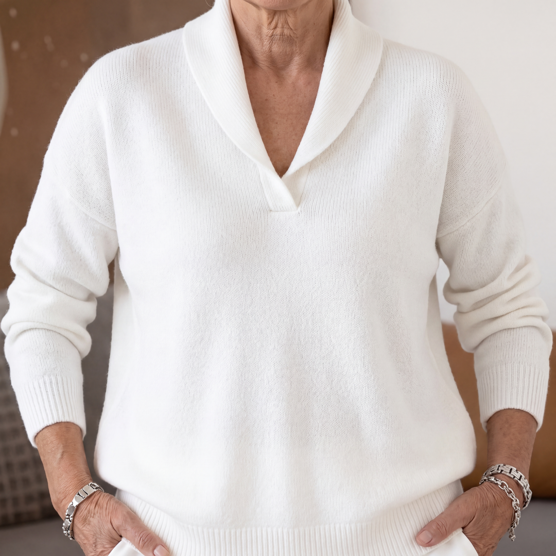 Margaret | Women's Forgiving-Fit V-Neck Sweater