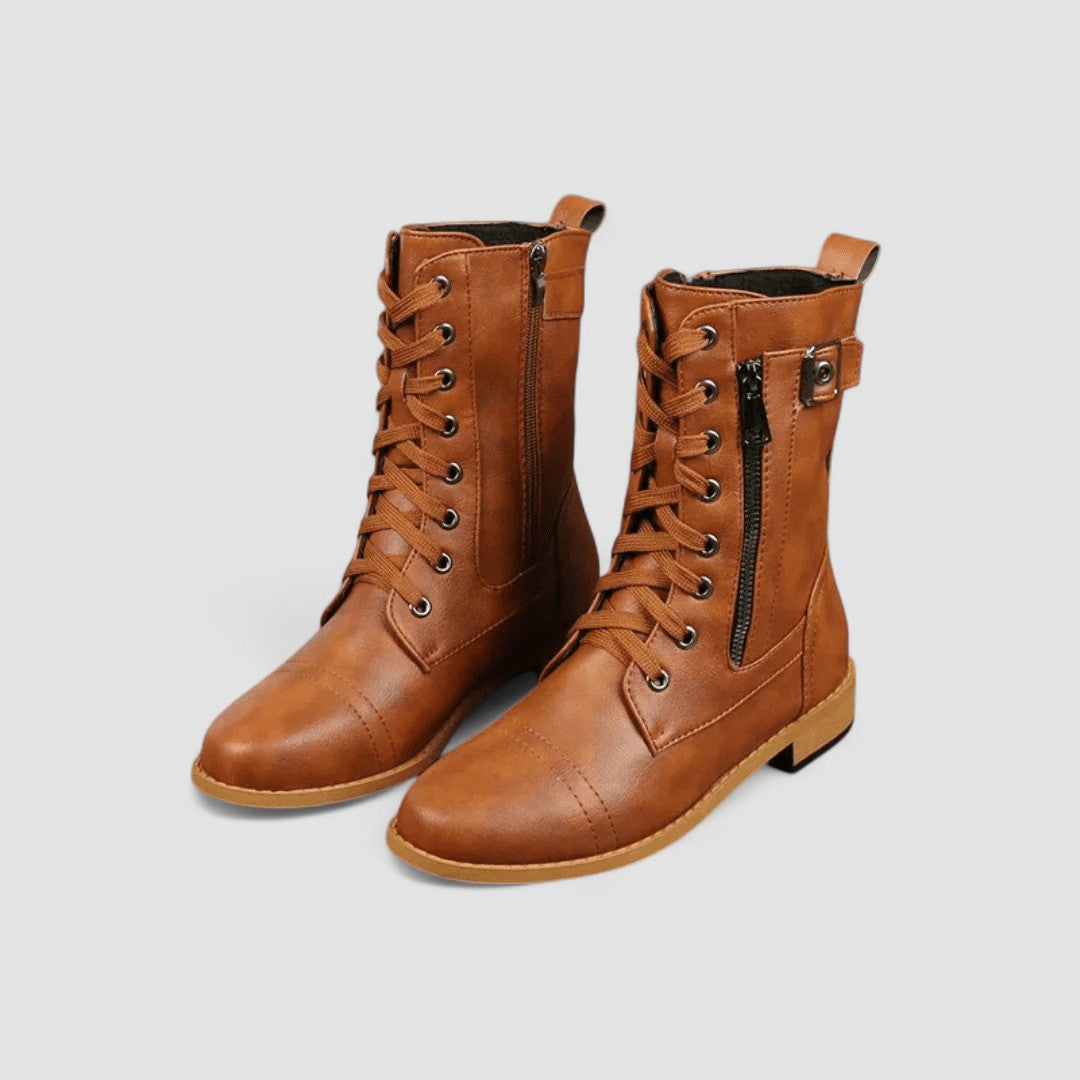 Elowyn™ | Buckled Combat Boots