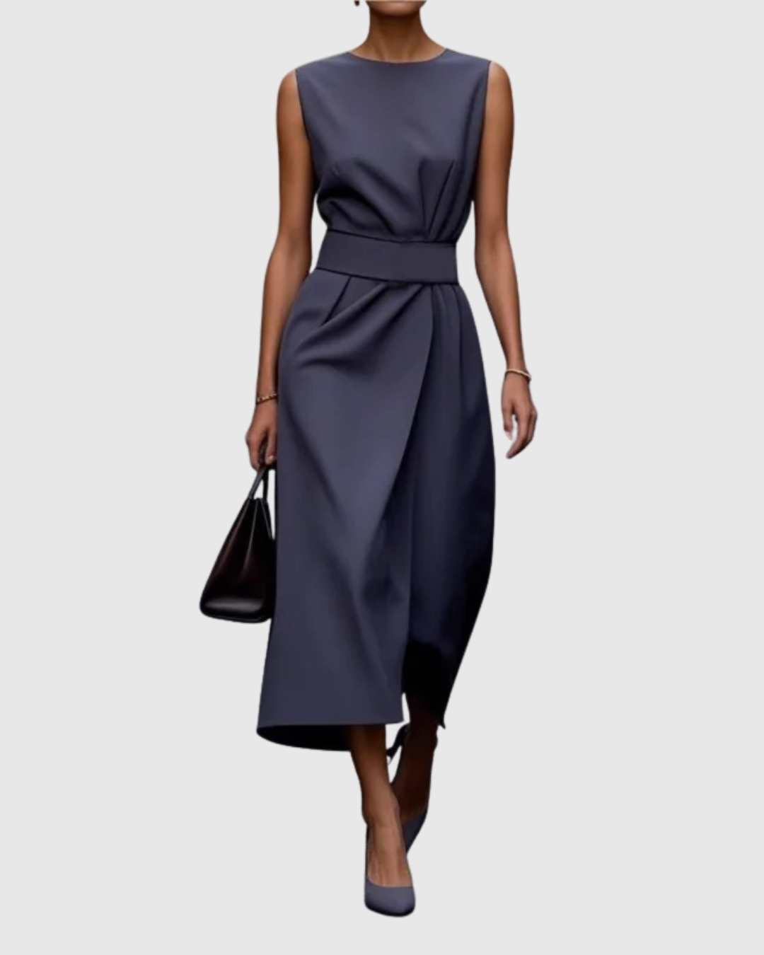 Elegant Round Neck Dress