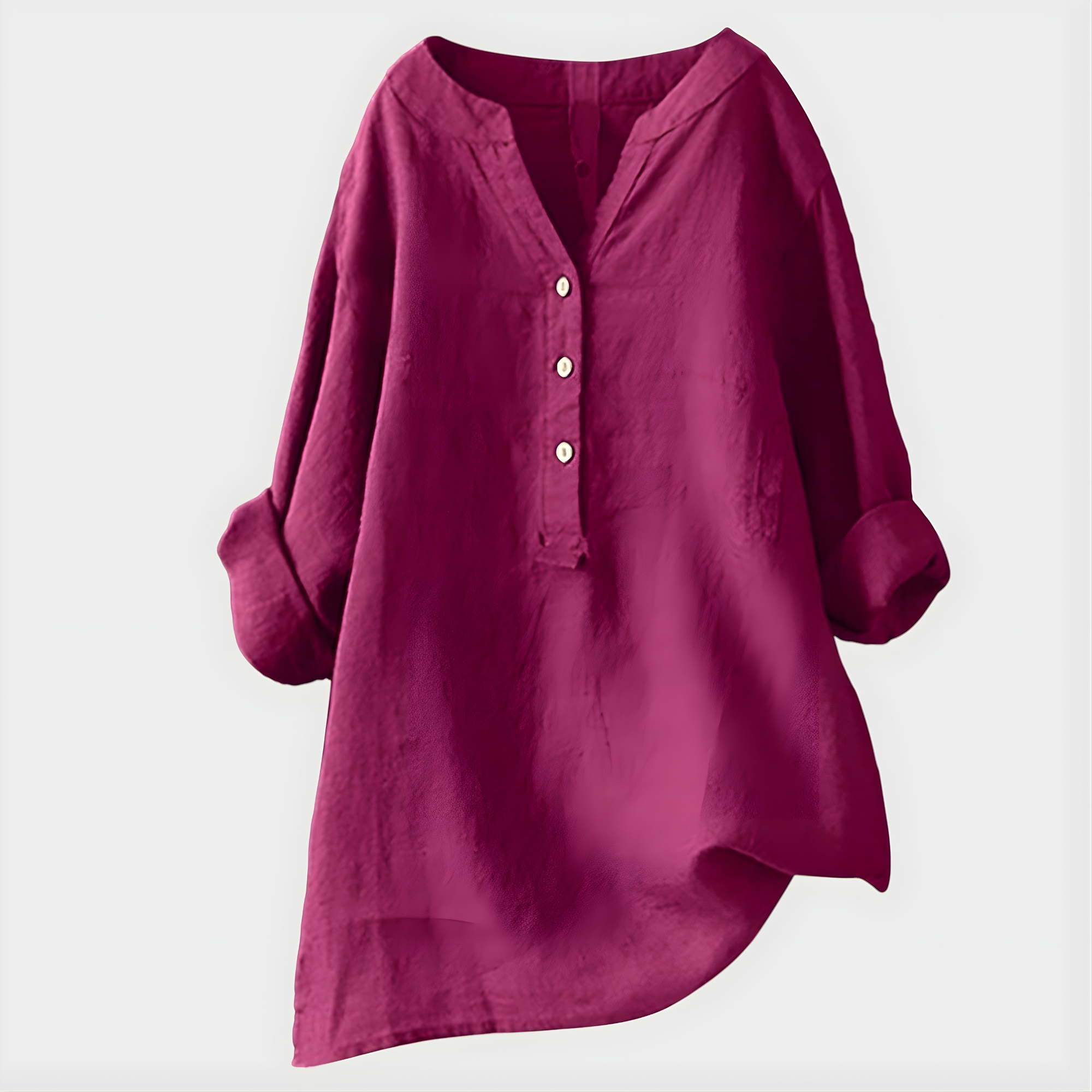 Orindelle™ | Elegant V-Neck Blouse
