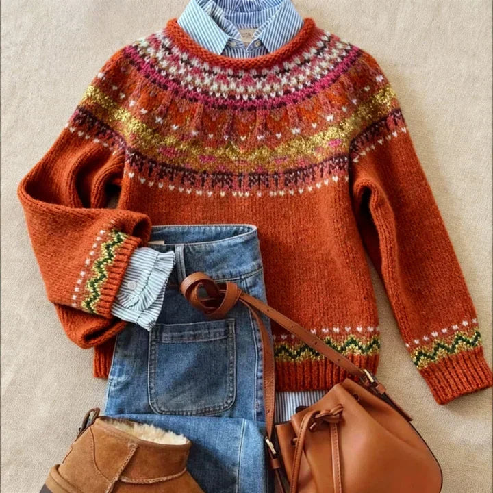 Dervla™ | Chic Vintage Knit Sweater