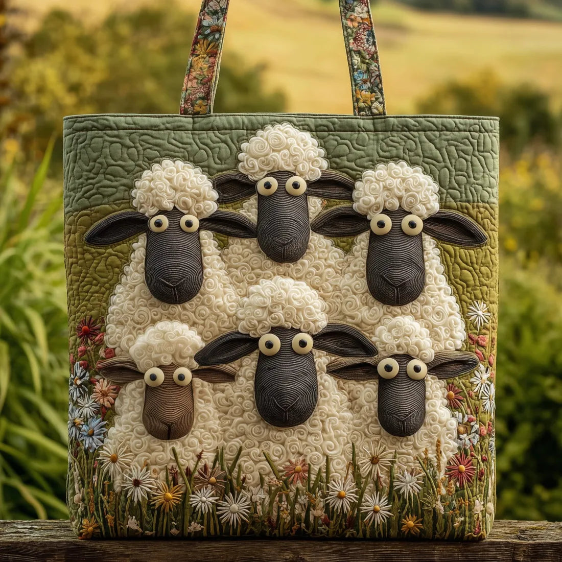 Shearling™ | Handmade Soft Quilted Tote Bag