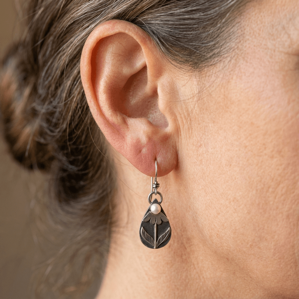 Roswen™ | Tear Drop Flower Earrings