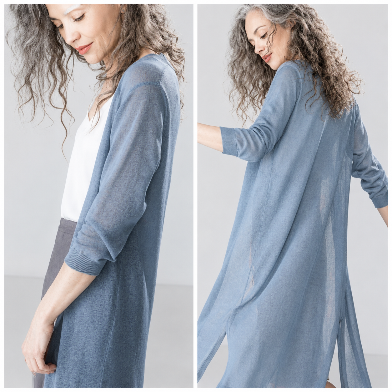 Carlene™ | Long Open-Front Cardigan