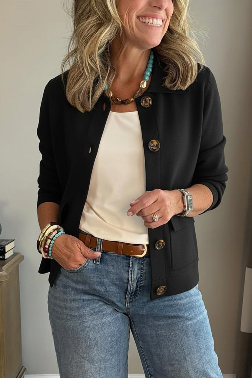 Paxton™ | Lapel Pocket Button-Front Jacket