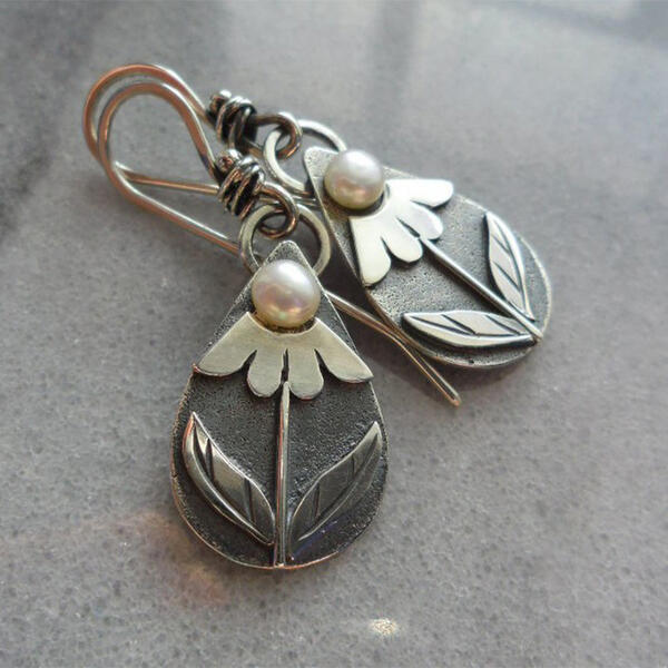 Roswen™ | Tear Drop Flower Earrings