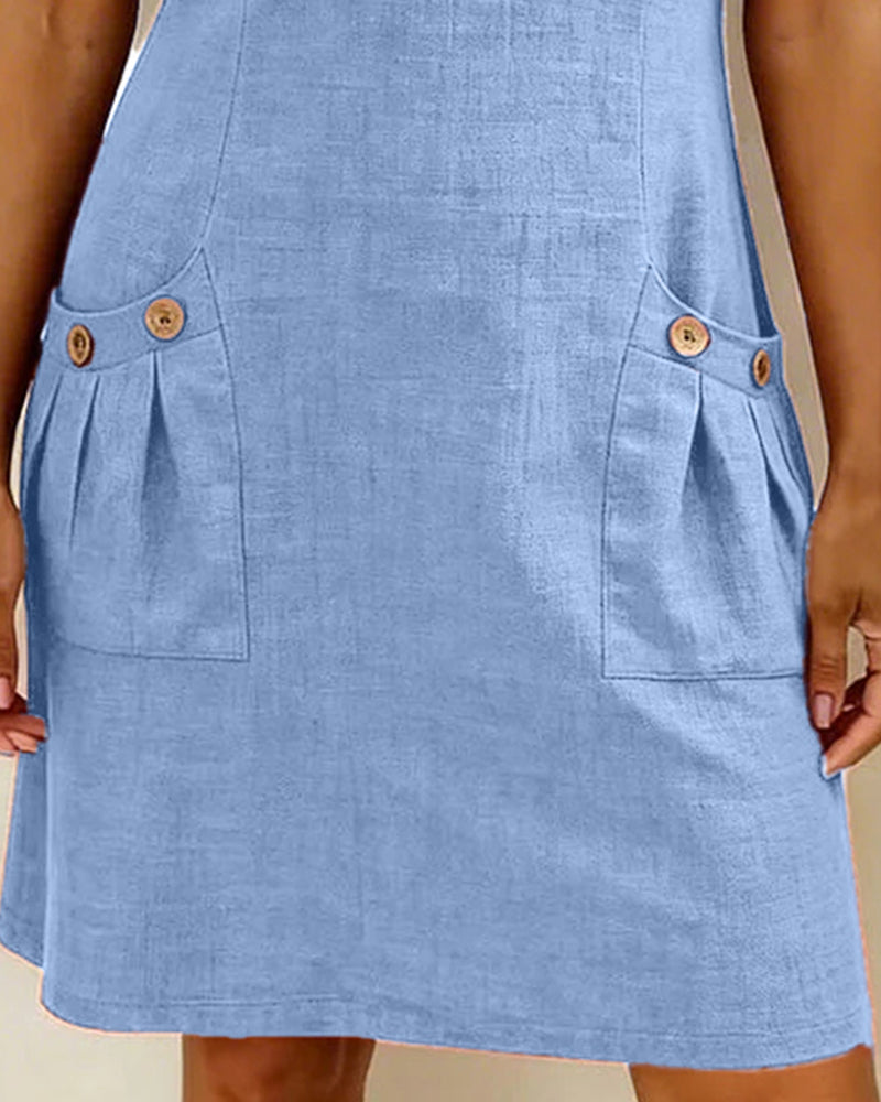 Cataline™ | Casual Zipper Dress with Pockets