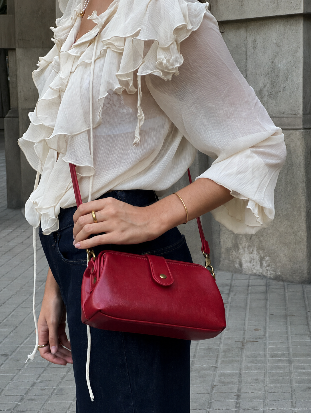 Sienna™ | Structured Vintage Crossbody Bag