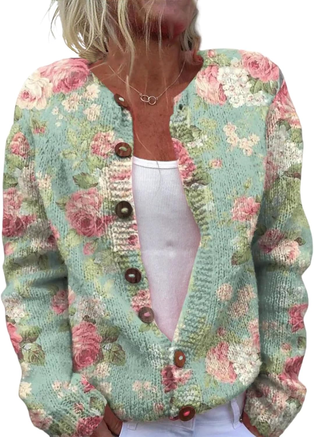 Lorabeth™ | Vintage Rose Garden Cardigan