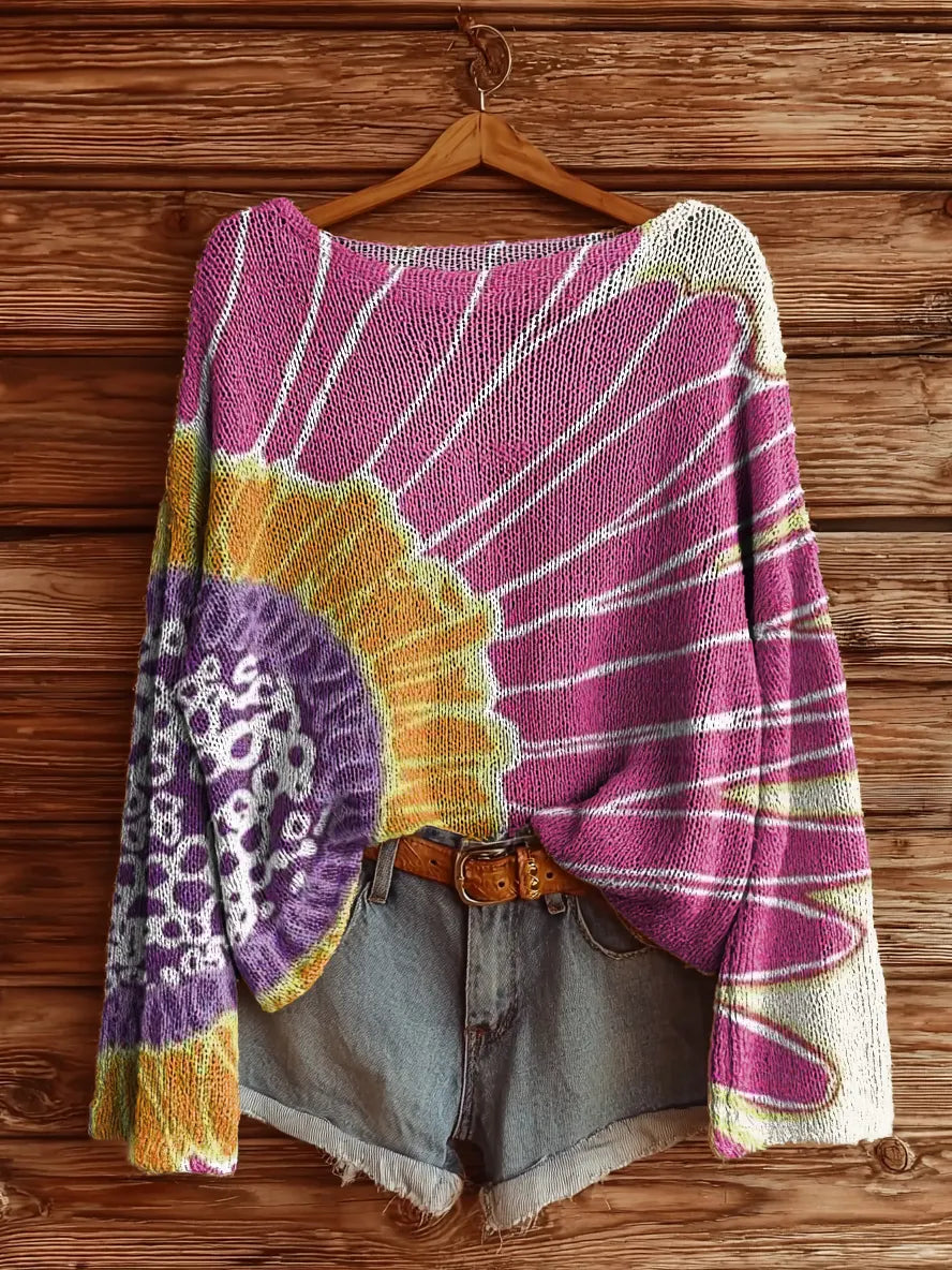 Cassomay™ | Bohemian Floral Print Sweater