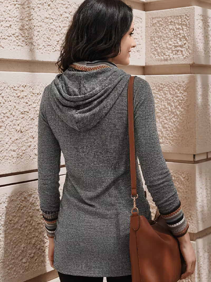 Fable™ | Folk Trim Cowl Neck Tunic